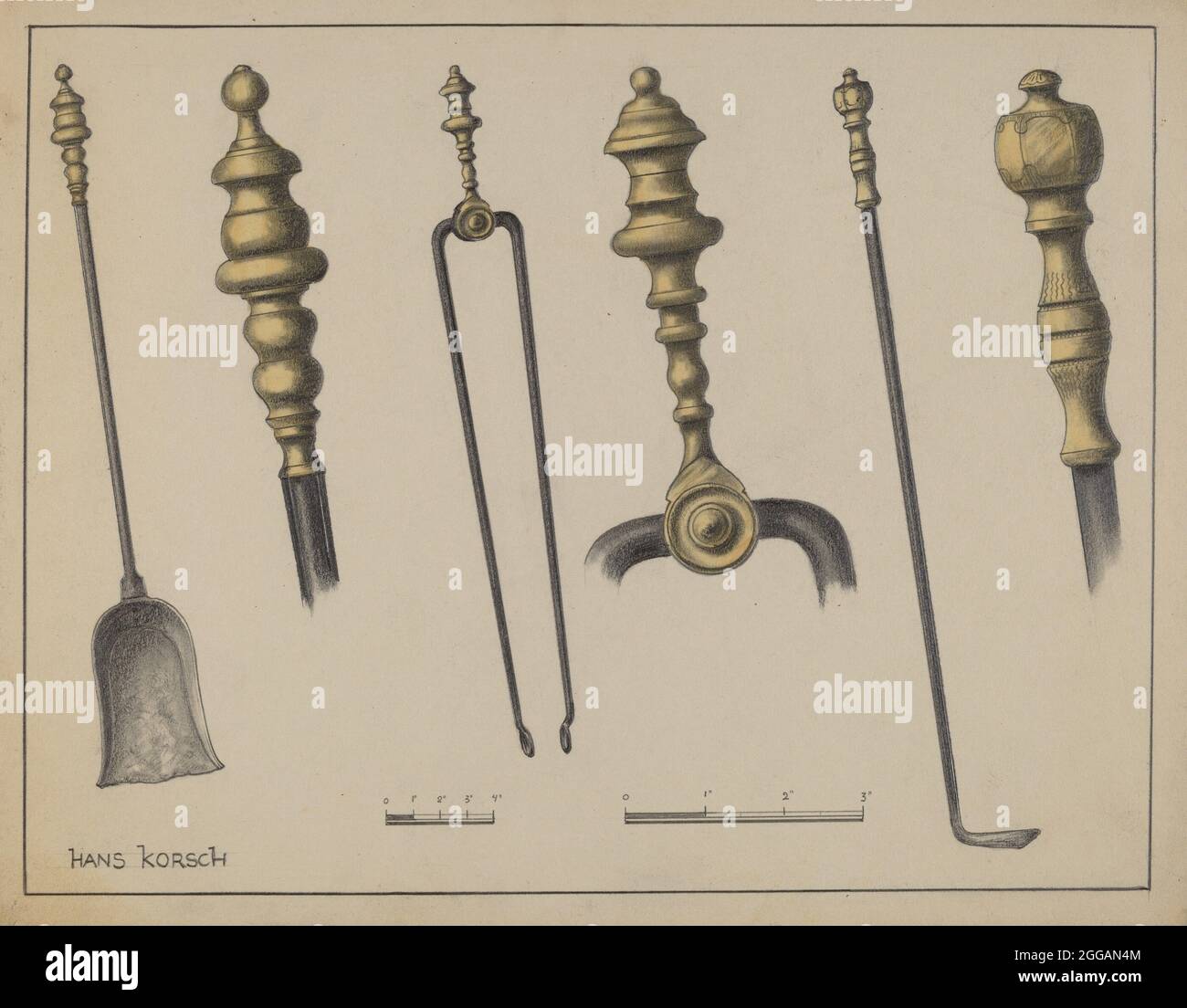 Fire Tools, c. 1937 Stock Photo - Alamy