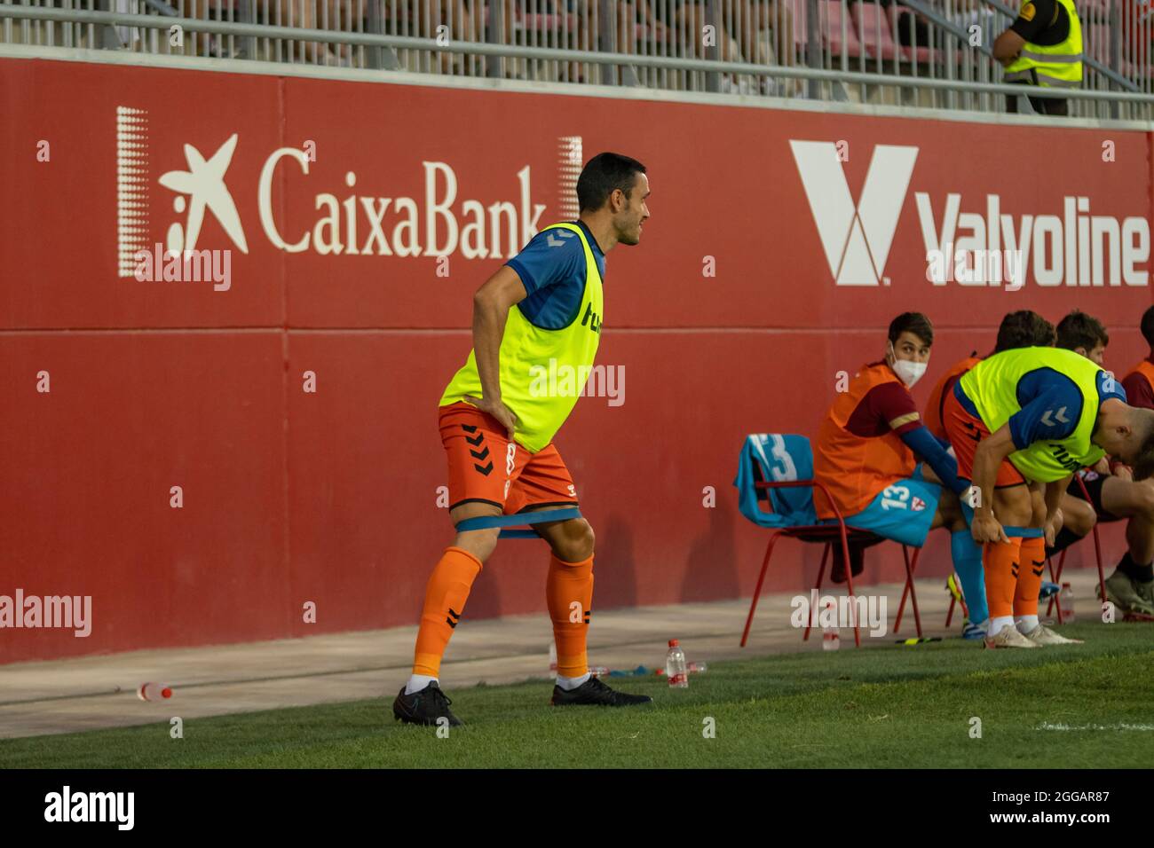 SEVILLE, SPAIN - 29 AUGUST 2021: Ramón Folch of CE Sabadell during the first 1ª RFEF match between Sevilla Atlético and CE Sabadell at Jesus Navas Stadium. Credit: Mario Diaz Rasero/Medialys Images/Sipa USA Stock Photo