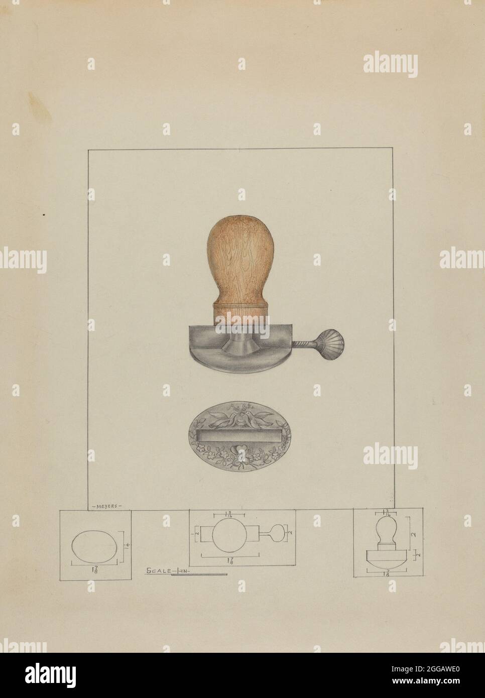 Pewter Stamp, c. 1937 Stock Photo Alamy