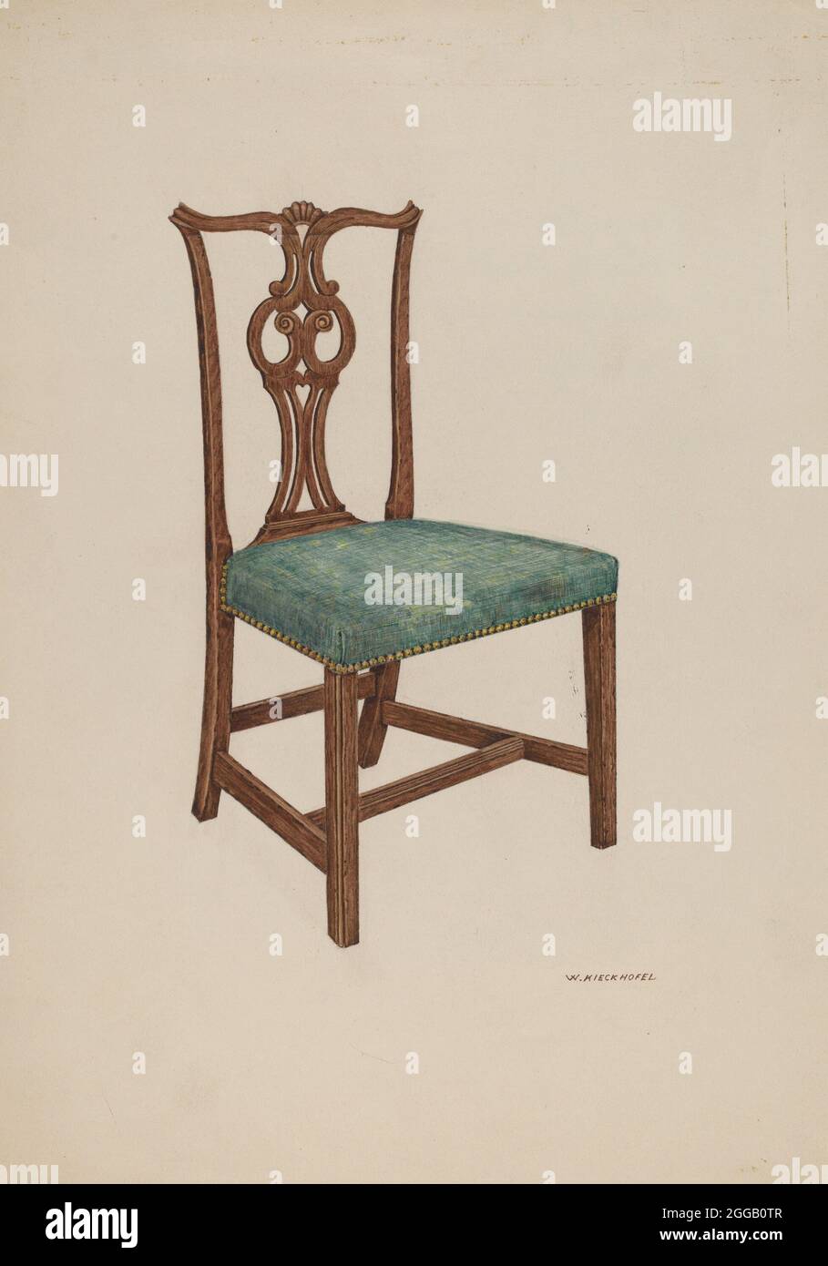 Salem Chair, c. 1937 Stock Photo Alamy