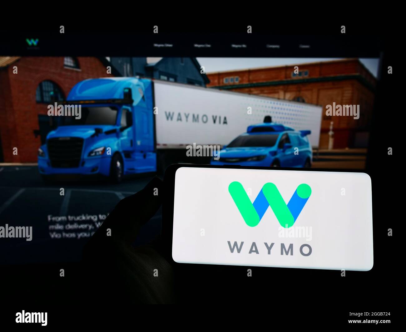 Waymo logo hi-res stock photography and images - Alamy
