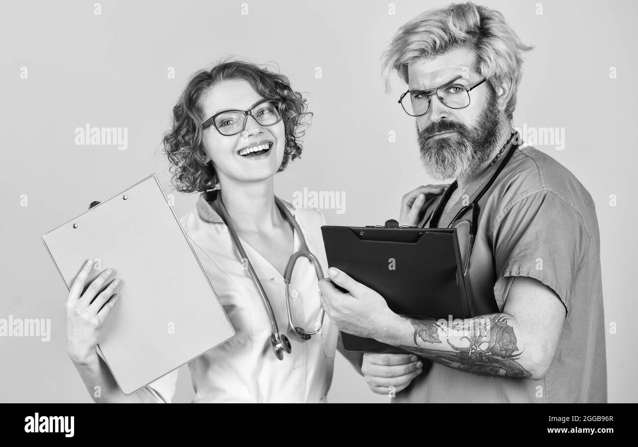 Work Hard. doctors in hospital. Doctors group. confident successful