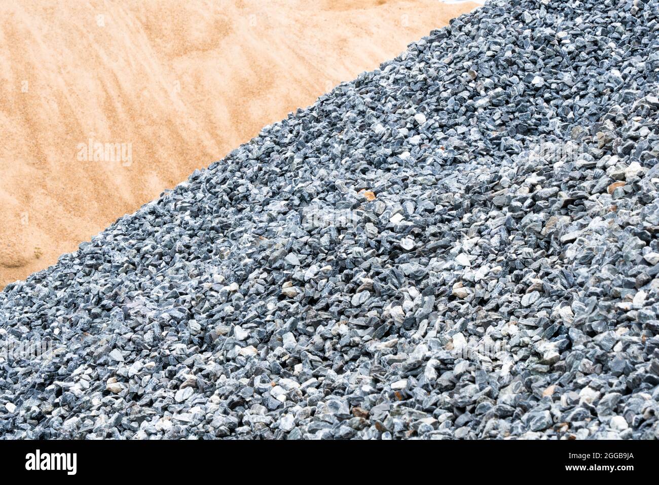 Gravel used to make concrete , to mix with asphalt , to create gravel