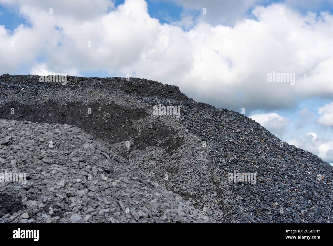 Gravel used to make concrete , to mix with asphalt , to create gravel