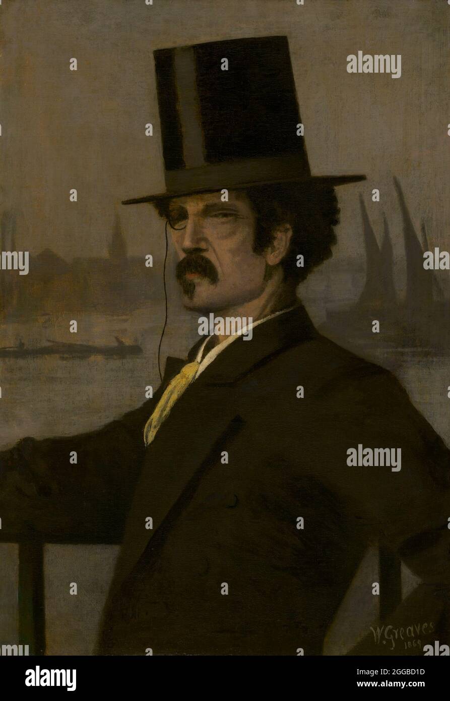 James McNeill Whistler, 1869 Stock Photo Alamy
