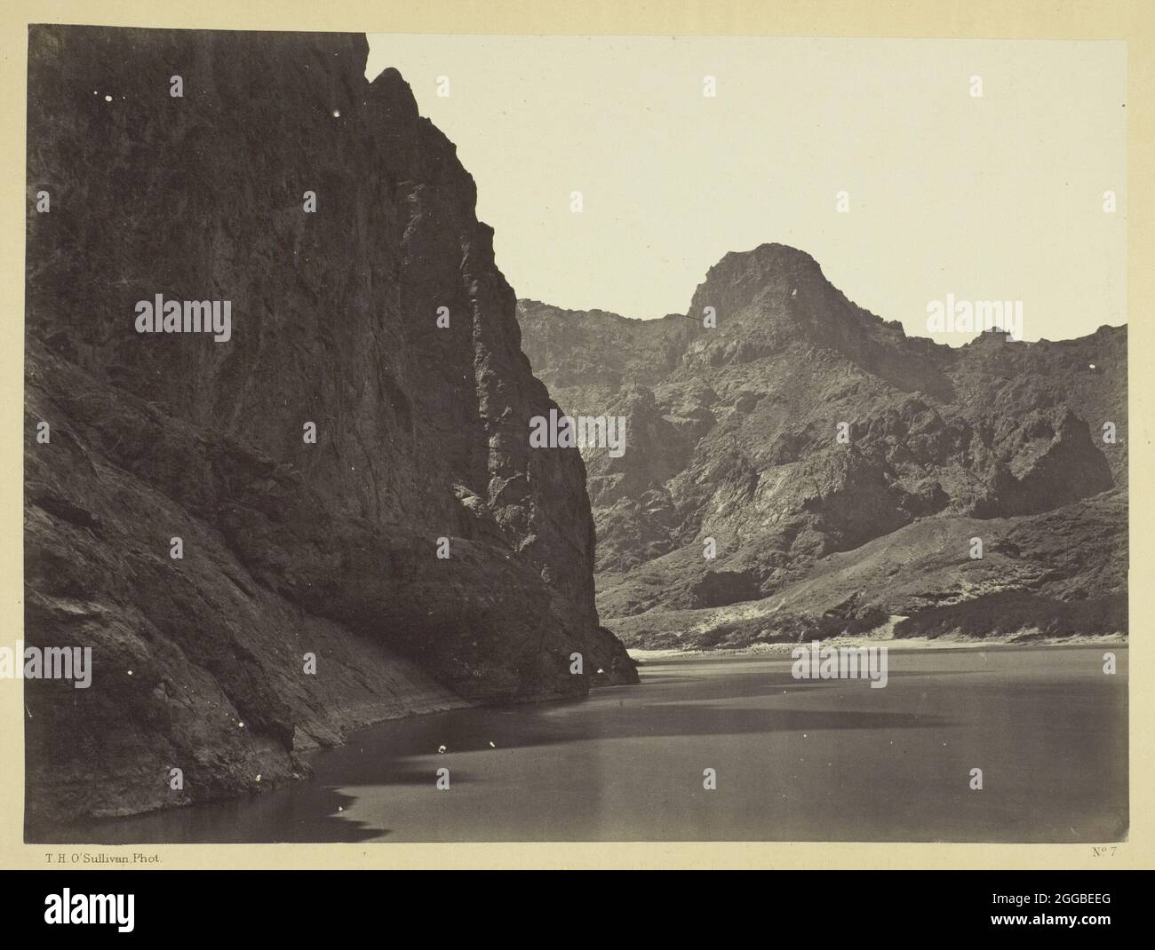 Black Cañon, Colorado River, looking below near Camp 7. Explorations in 