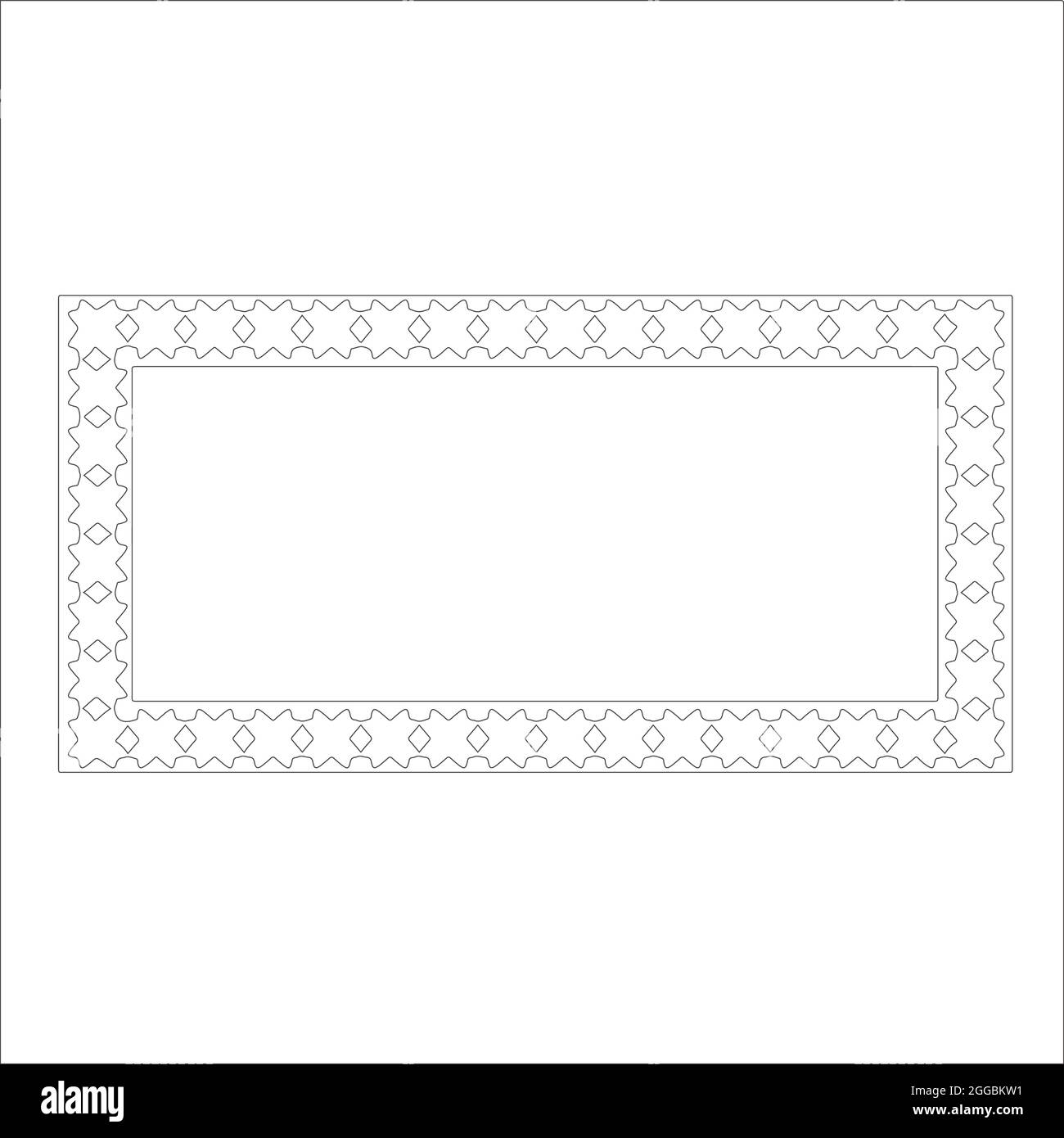 Decorative line art frames for design template. Elegant element for ...
