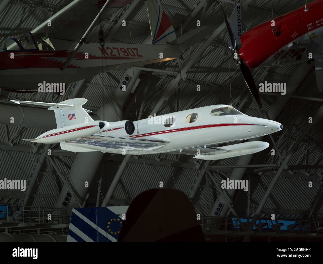 N802L. twinengine pioneer business jet developed by William P. Lear