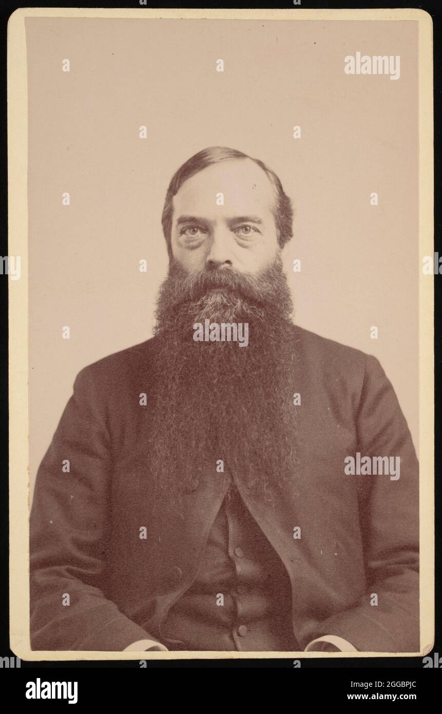 Portrait of Arthur Williams Wright (18361915), Before 1900 Stock Photo