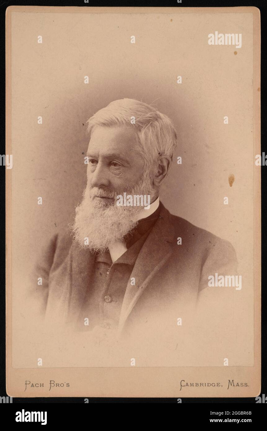 Portrait of Asa Gray (1810-1888), March 1887. Stock Photo