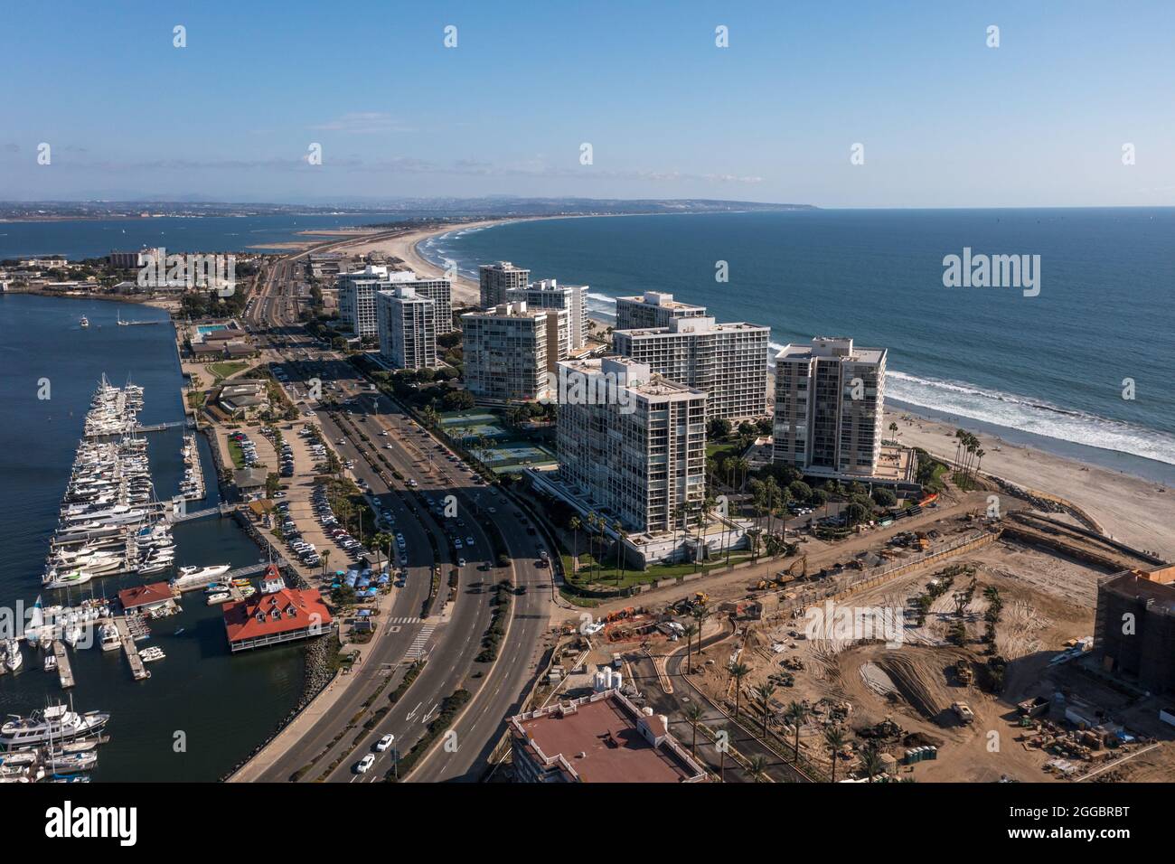 Navy military housing in Coronado, San Diego Stock Photo Alamy