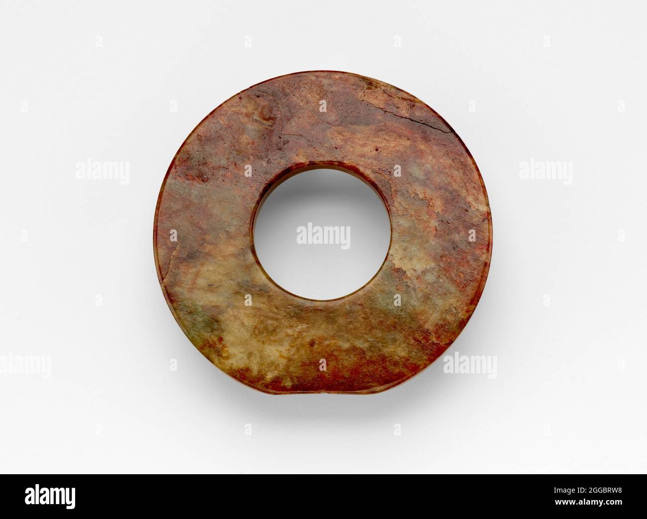 Disk (bi ?), Late Neolithic period, ca. 2500-2000 BCE. Stock Photo