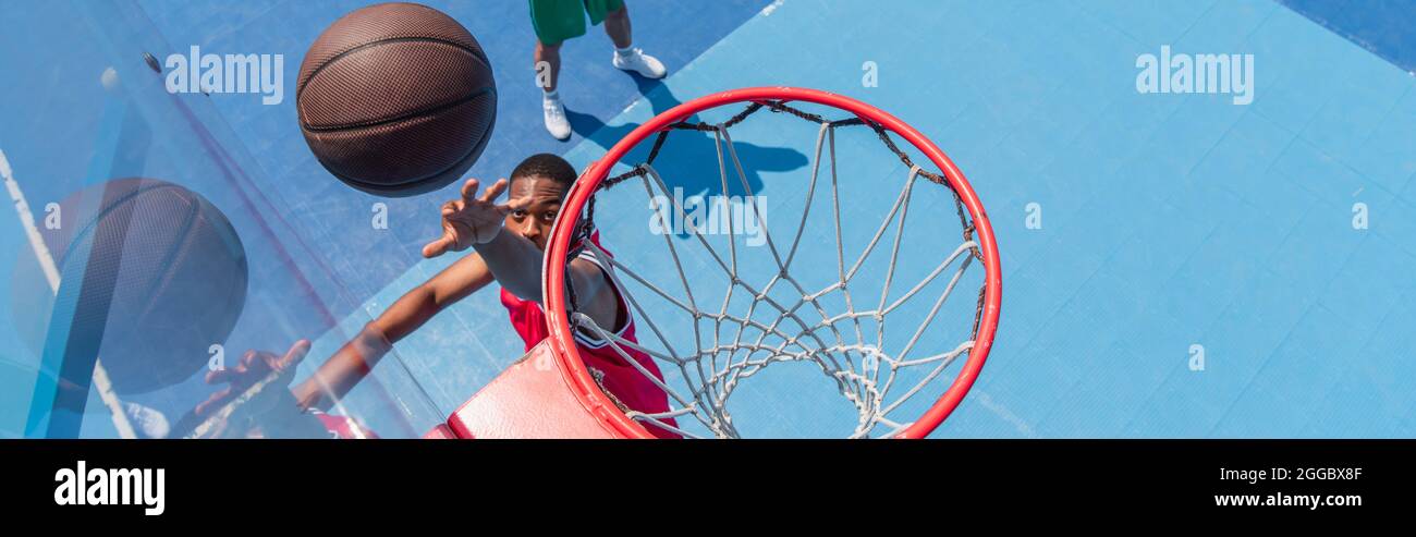 Top view african american sportsmen hi-res stock photography and images ...