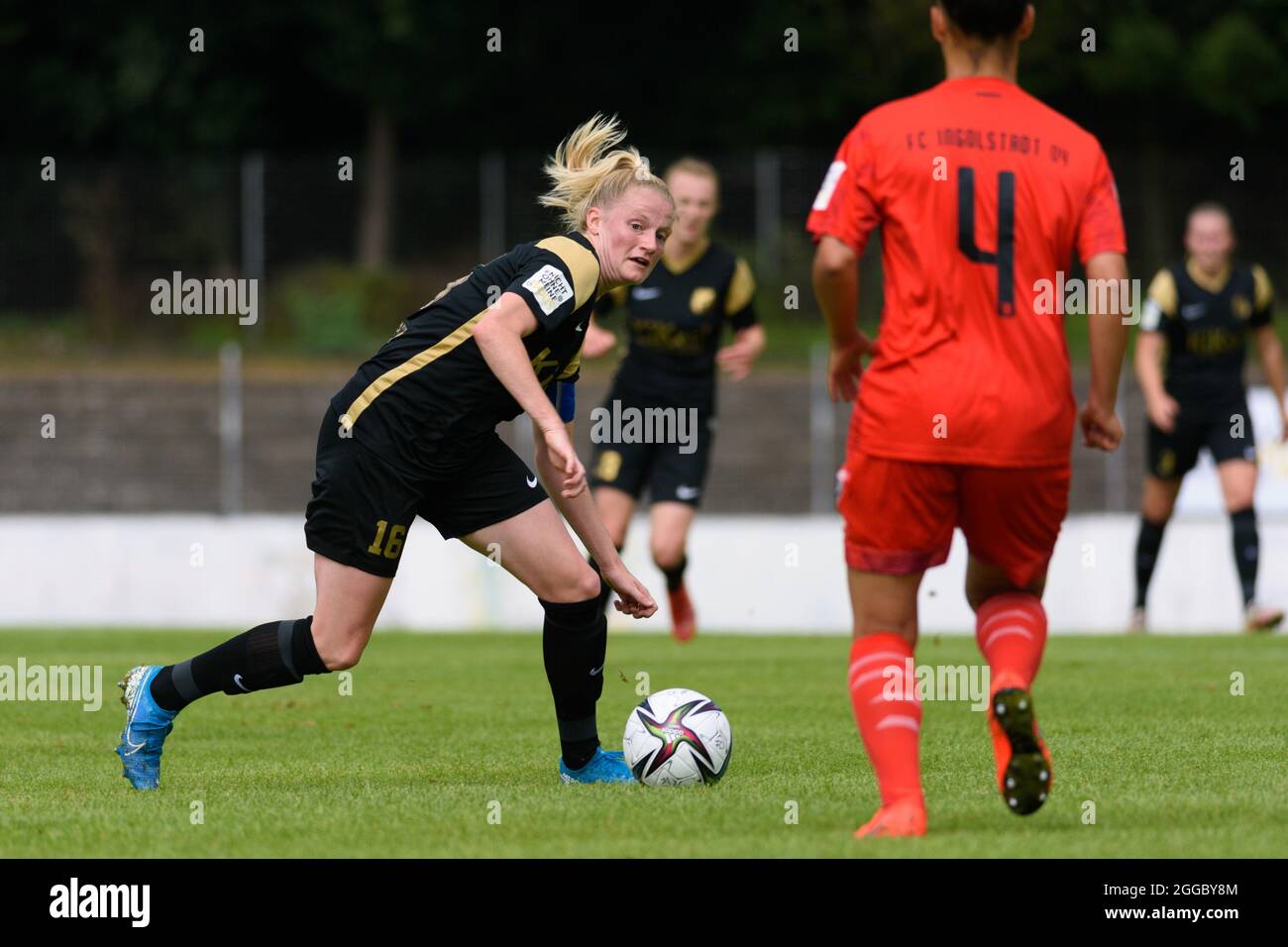 Ingolstadt, Germany. 29th Aug, 2021. Sarah Schulte (16 SV Meppen) during  the 2. Frauen Bundesliga match