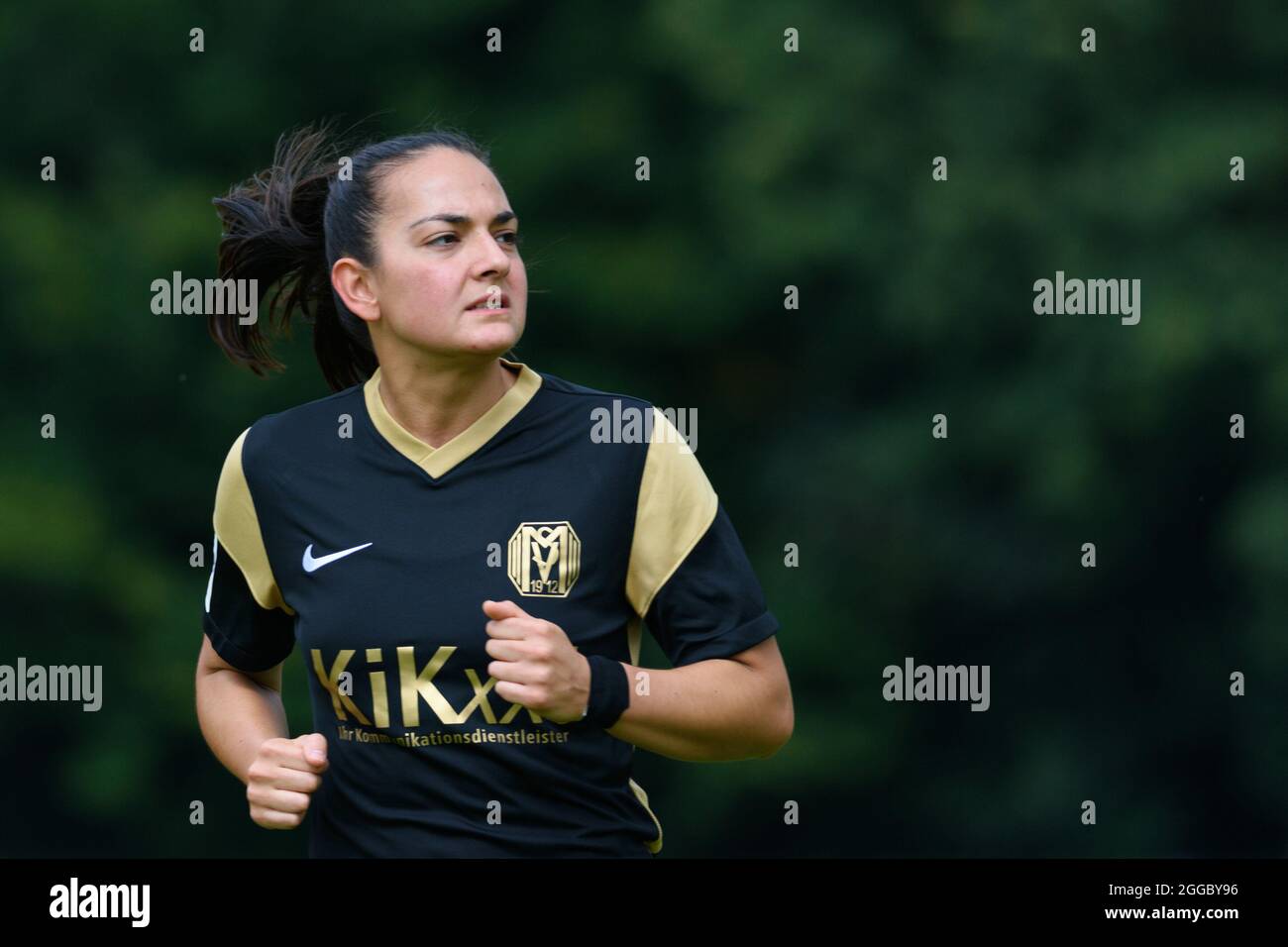 Ingolstadt, Germany. 29th Aug, 2021. Athanasia Moraitou (19 SV Meppen) during the 2. Frauen Bundesliga match between FC Ingolstadt and SV Meppen at MTV-Stadion, Germany. Credit: SPP Sport Press Photo. /Alamy Live News Stock Photo
