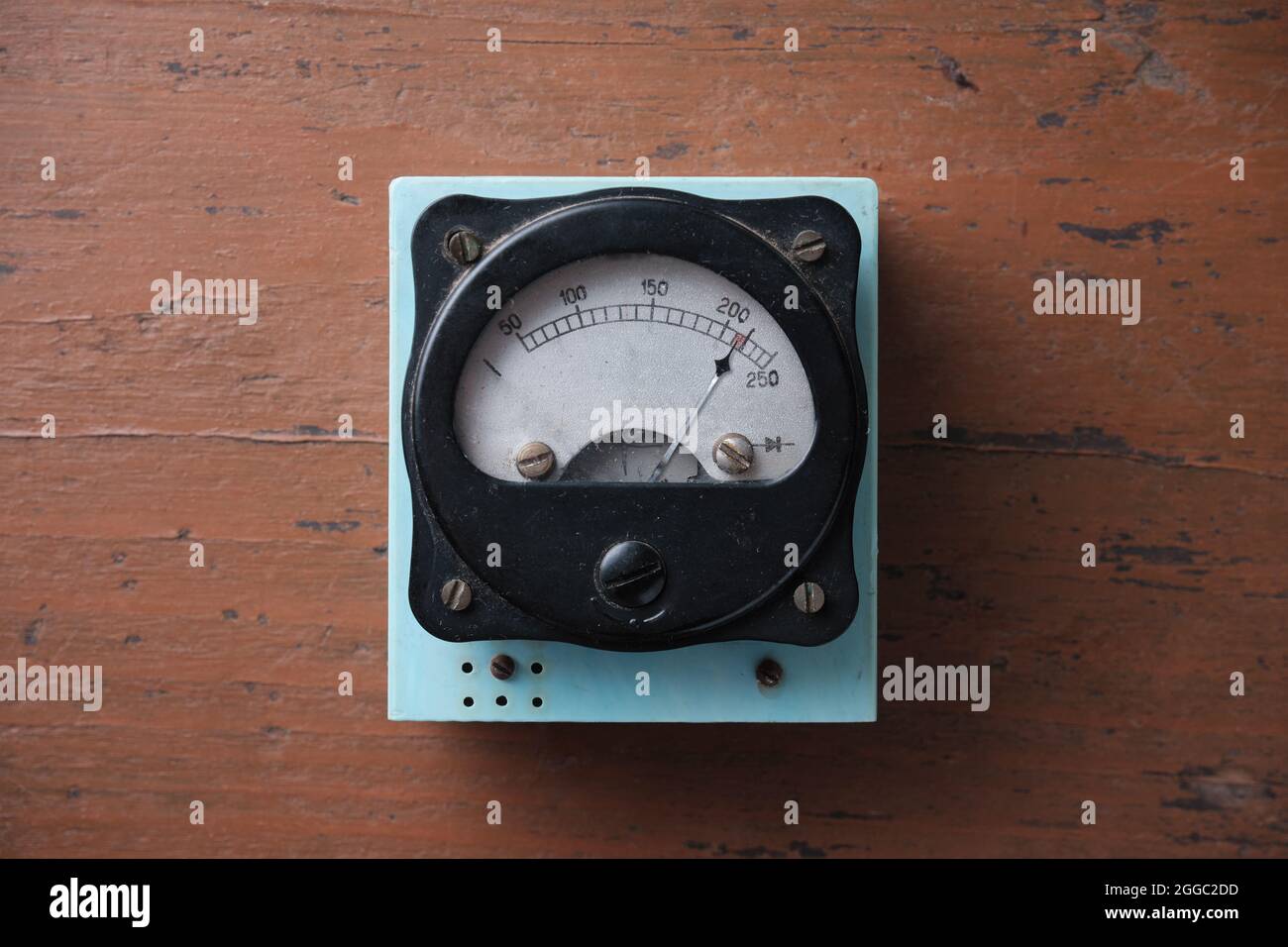 Vintage Electrician Meter Image Amps Volts