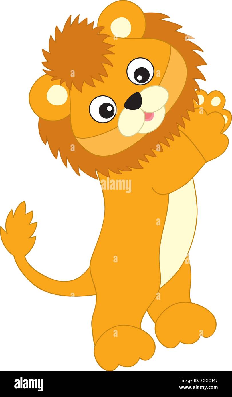 Happy cartoon baby lion standing hi-res stock photography and images - Alamy Happy cartoon baby lion standing hi-res stock photography and images - Alamy