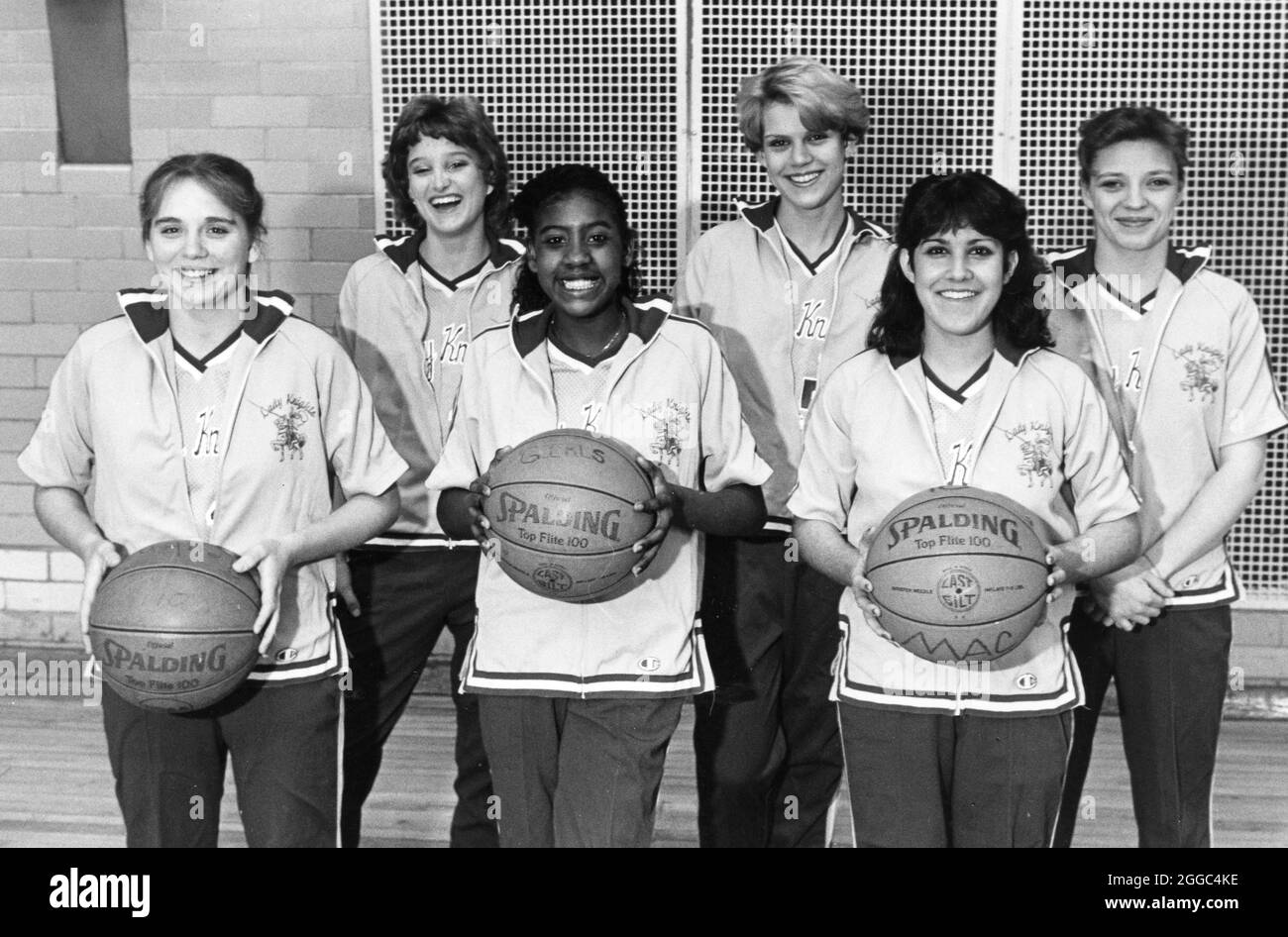 High school girls basketball Black and White Stock Photos & Images Alamy