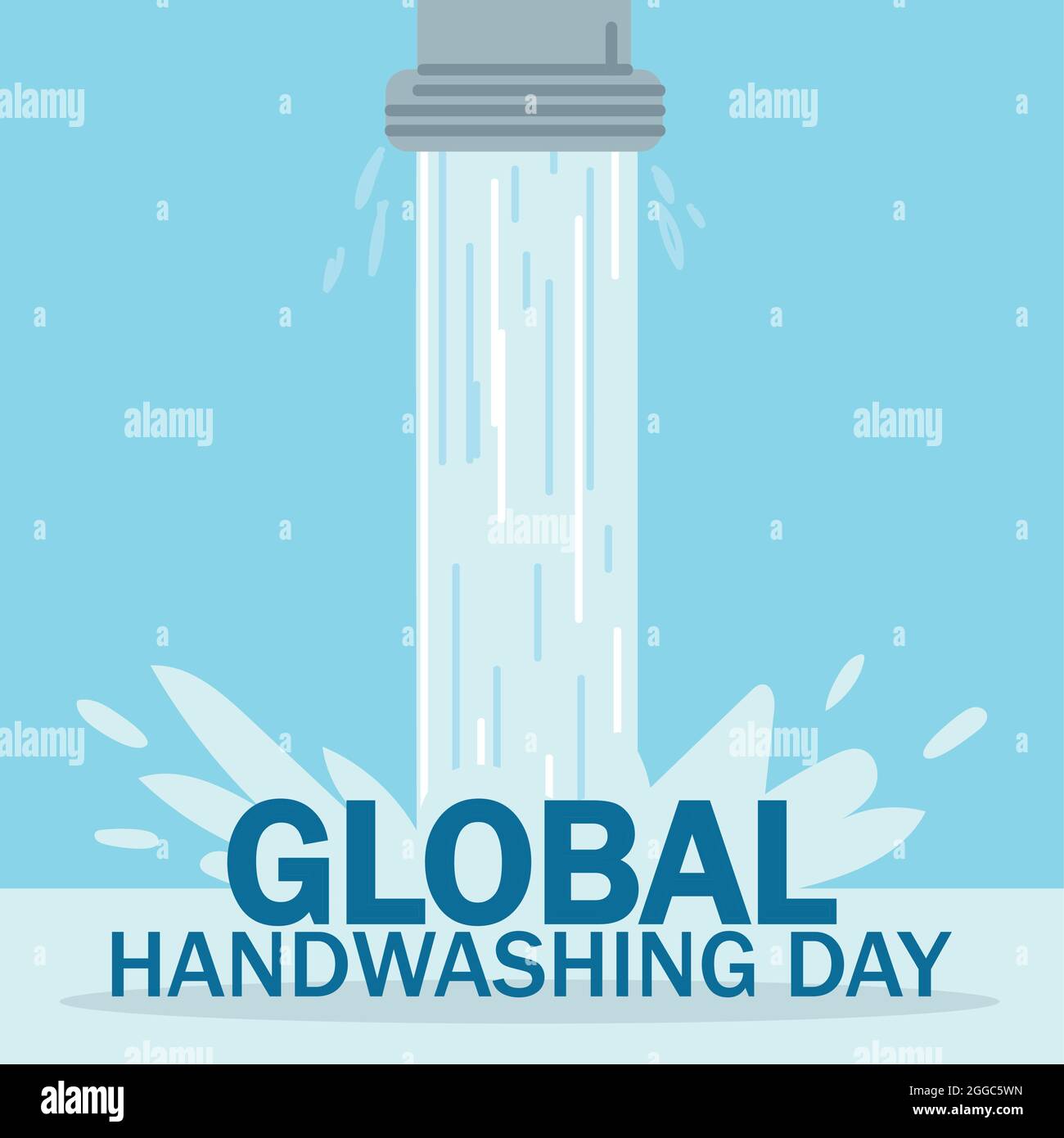 global handwashing day water Stock Vector Image & Art - Alamy