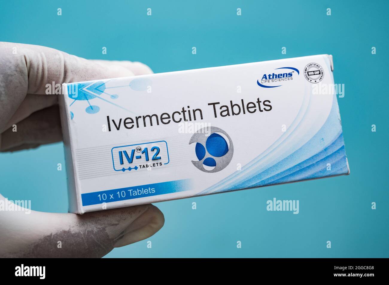 Scientists have warned against taking ivermectin, an anti-parasite drug, as a treatment for Covid-19. Prescriptions for ivermectin have jumped in USA. Stock Photo