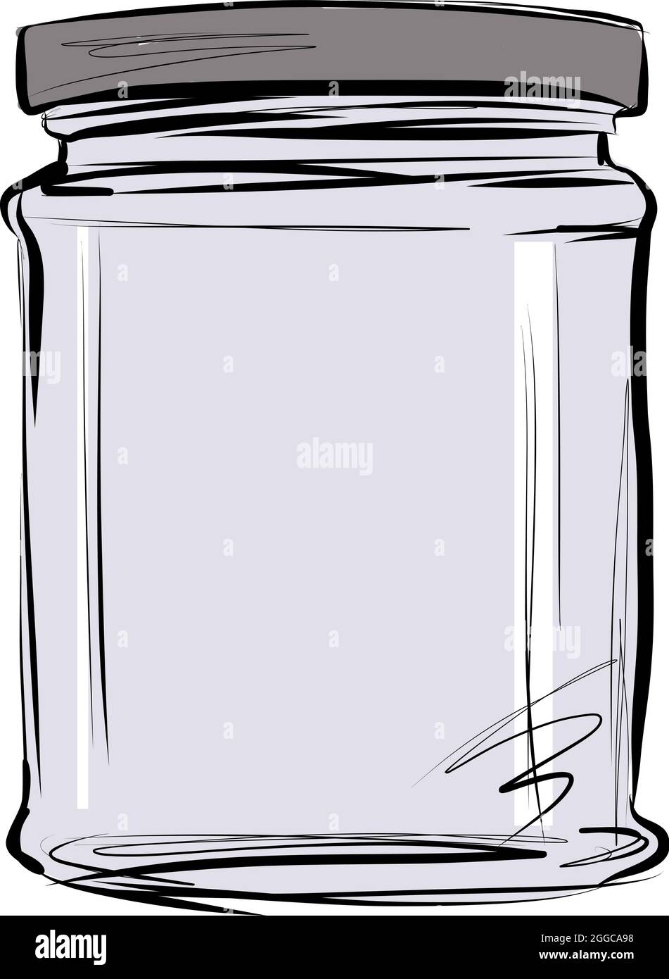 glass jar isolated icon design vector illustration Stock Vector