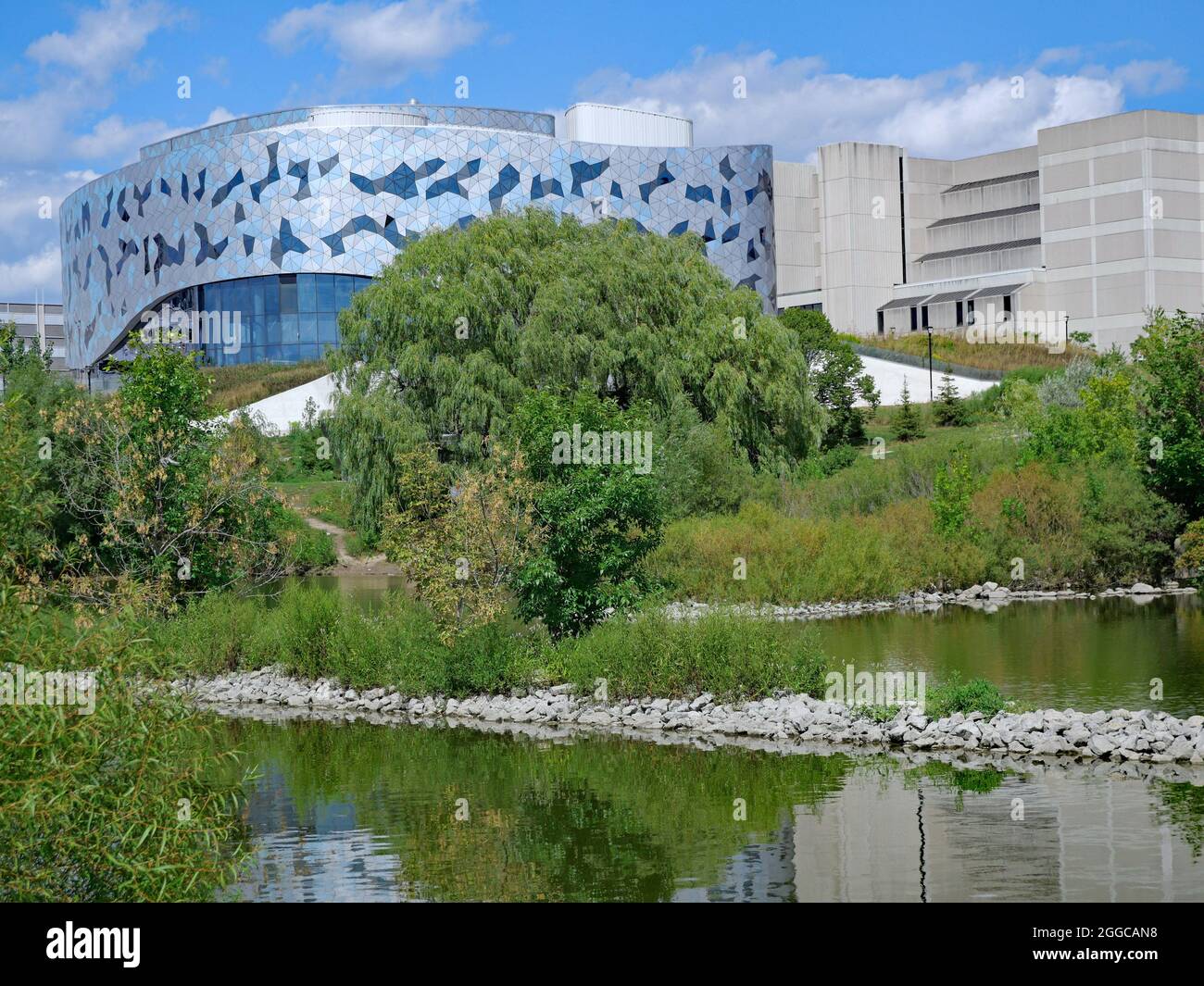 Toronto, Canada August 30, 2021 View of York University campus from