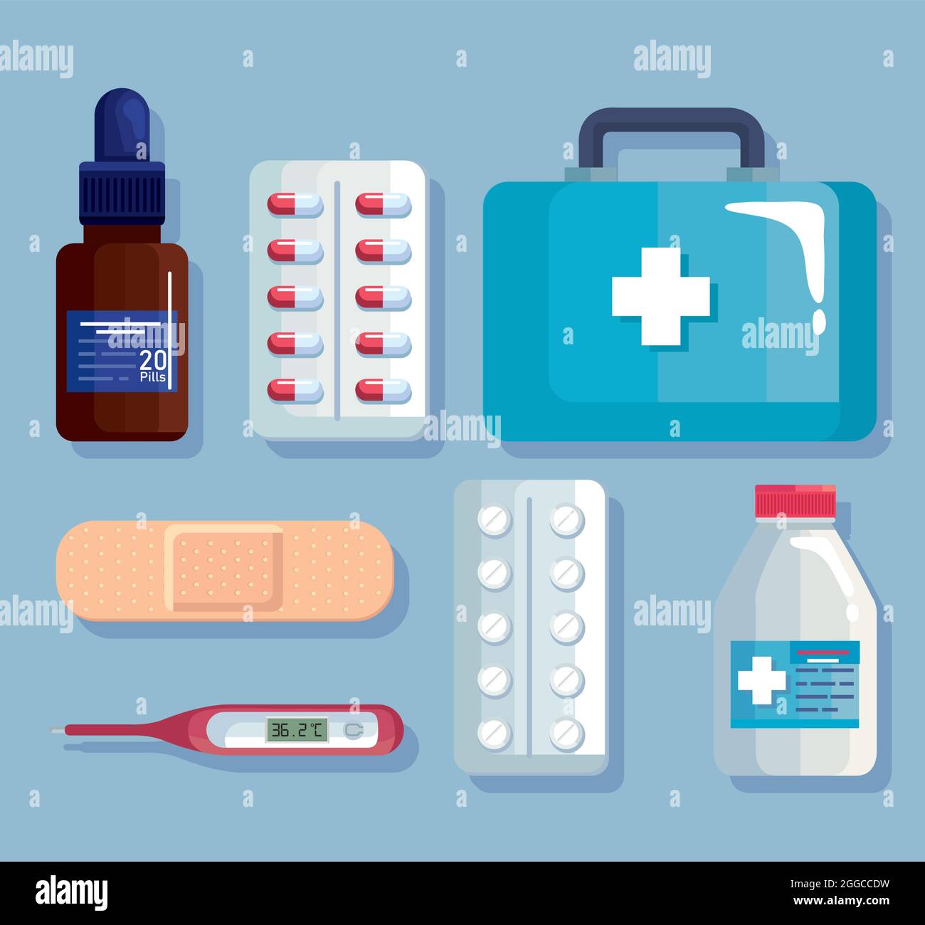 medical icon set Stock Vector Image & Art - Alamy