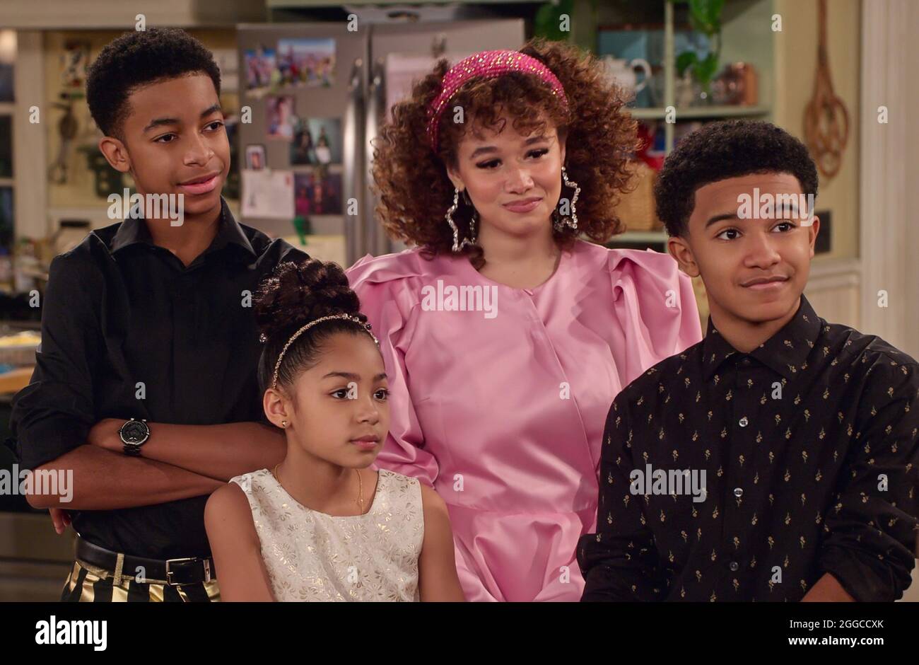 FAMILY REUNION, from left: Isaiah Russell Bailey, Jordyn Raya James ...