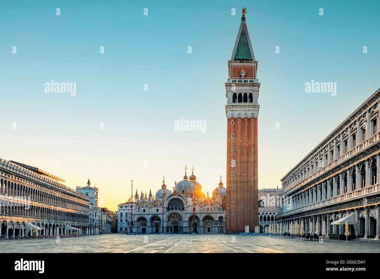 Piazza San Marco in Venice city, Italy Stock Photo
