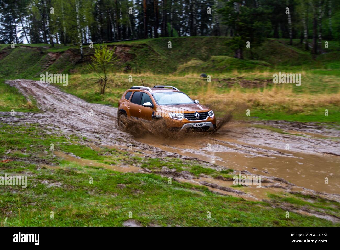 MOSCOW, RUSSIA MAY 08, 2021 Renault Duster second generation exterior