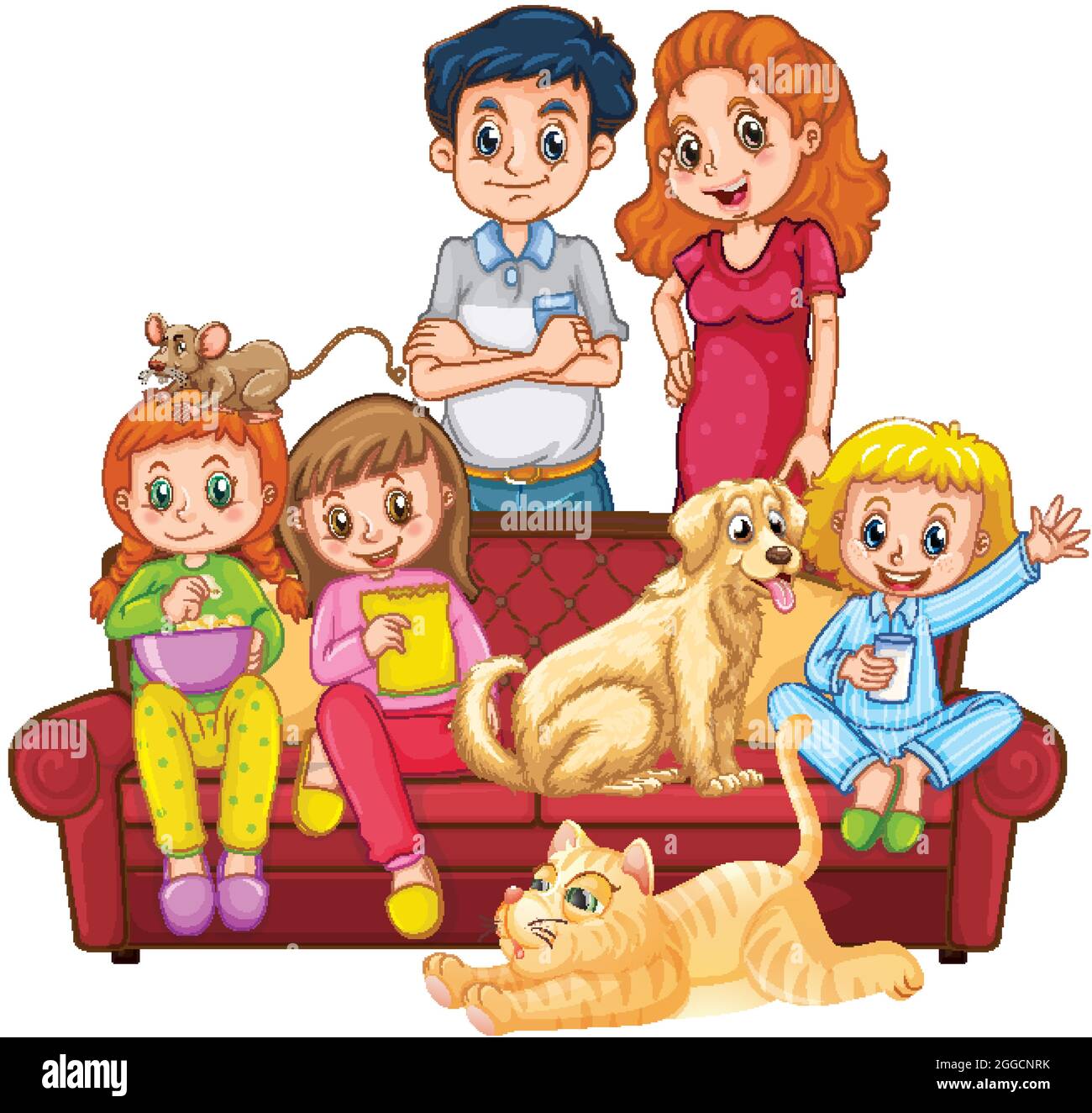 clipart of family members