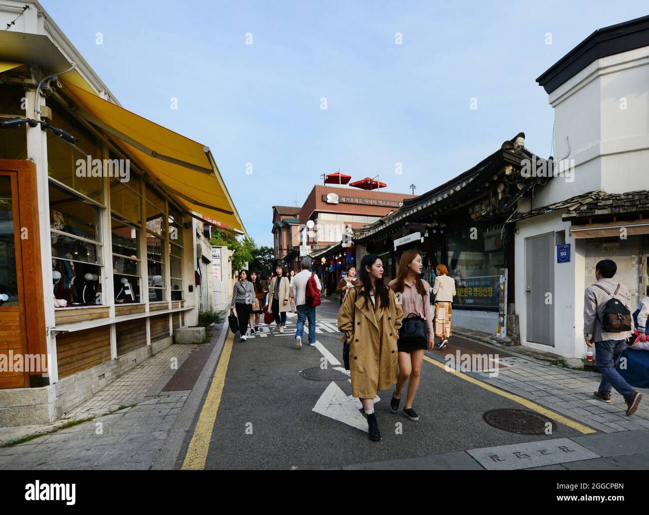 Bukchon Hanok Village in Seoul, Korea Stock Photo - Alamy