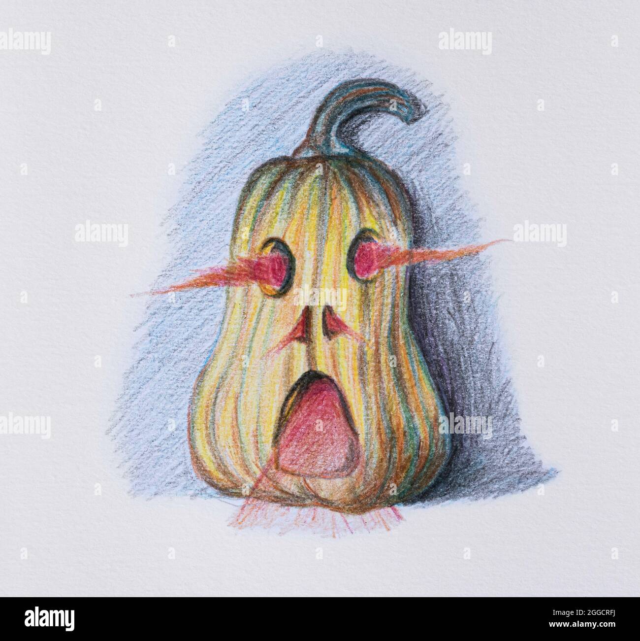 https://c8.alamy.com/comp/2GGCRFJ/hand-drawn-pumpkin-halloween-on-white-paper-background-image-drawing-of-colored-pencil-2GGCRFJ.jpg