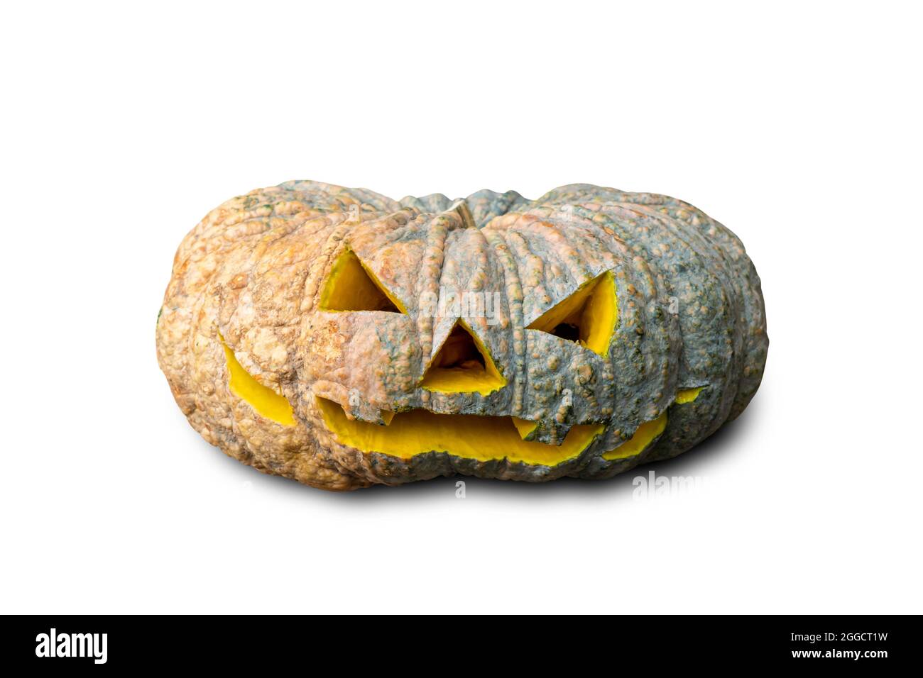 Halloween Pumpkin isolated on white background Stock Photo - Alamy