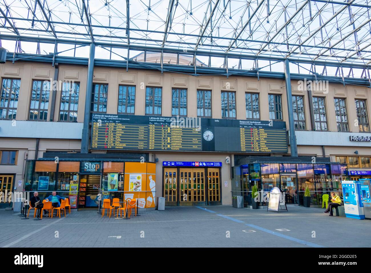 Rautatieasema, Helsinki, Finland Stock Photo