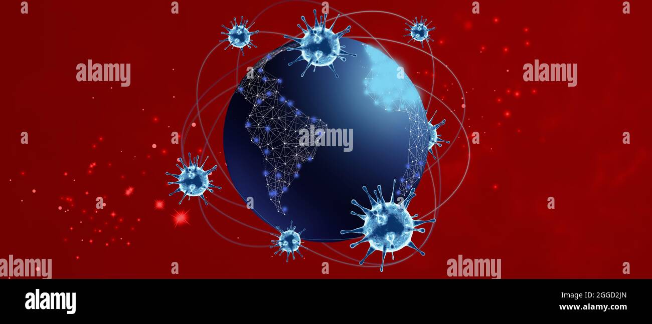 World economy and corona virus concept. The impact of coronavirus on ...