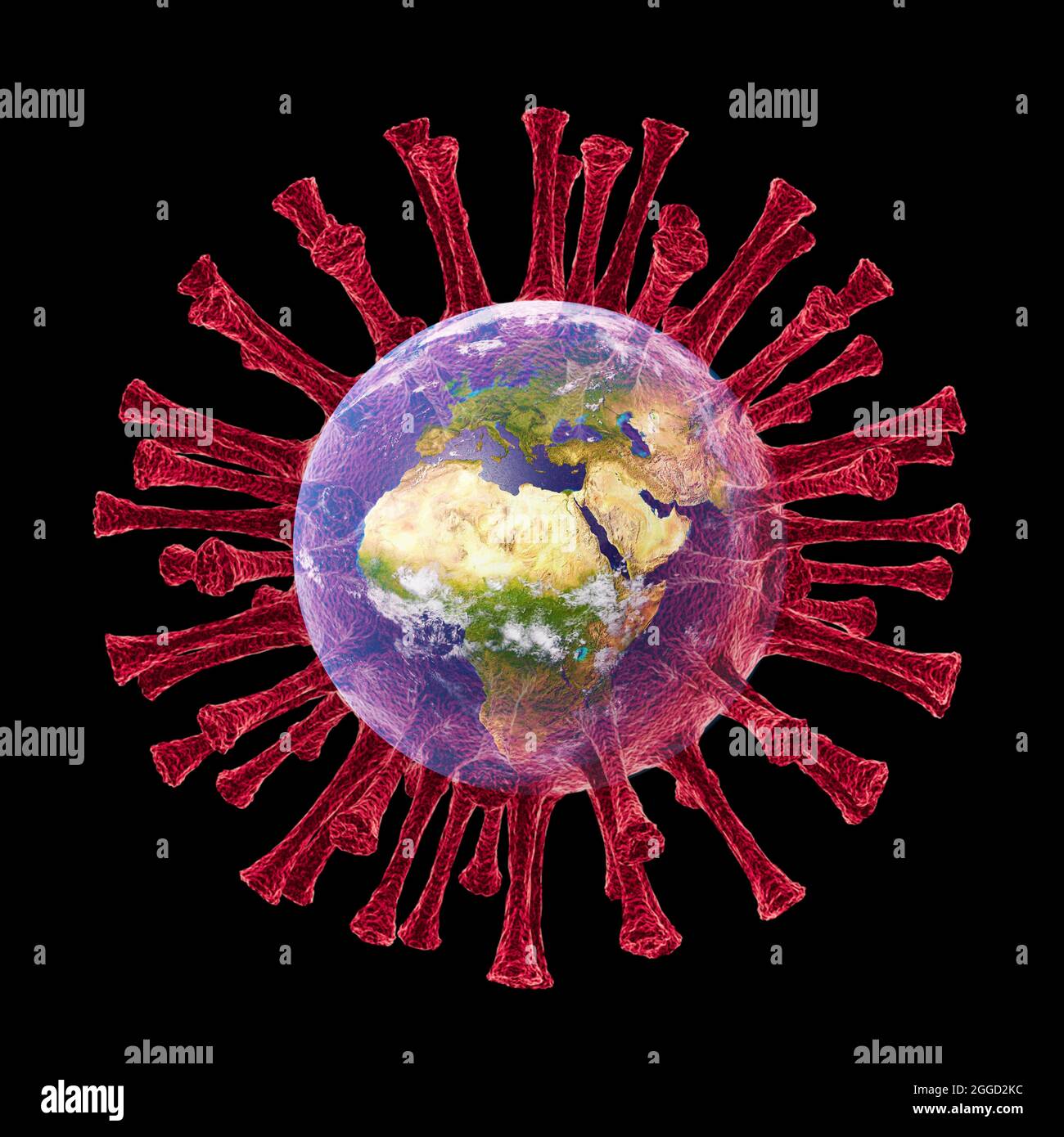 World economy and corona virus concept. The impact of coronavirus on ...