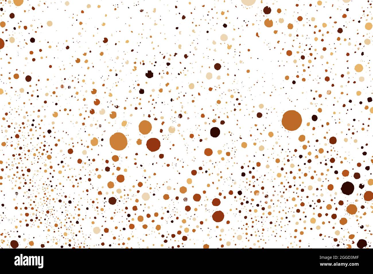 Coffee Color Grain Texture Isolated on White Background. Chocolate ...