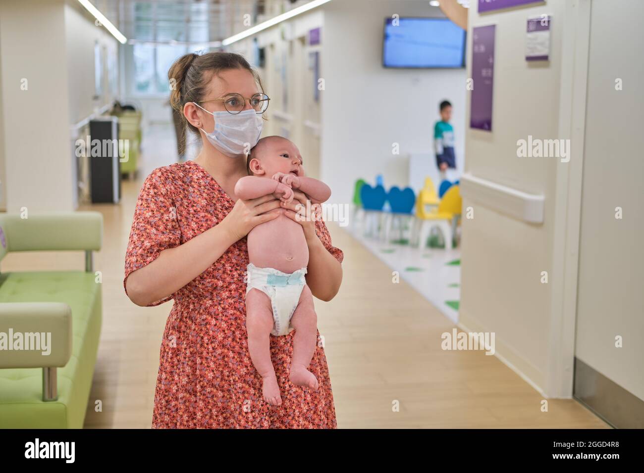 Baby Clinic Waiting Room High Resolution Stock Photography and