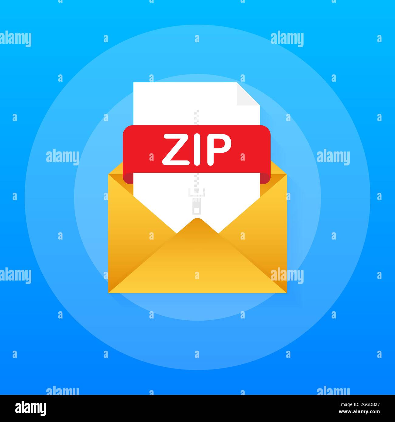Download ZIP button. Downloading document concept. File with ZIP label ...
