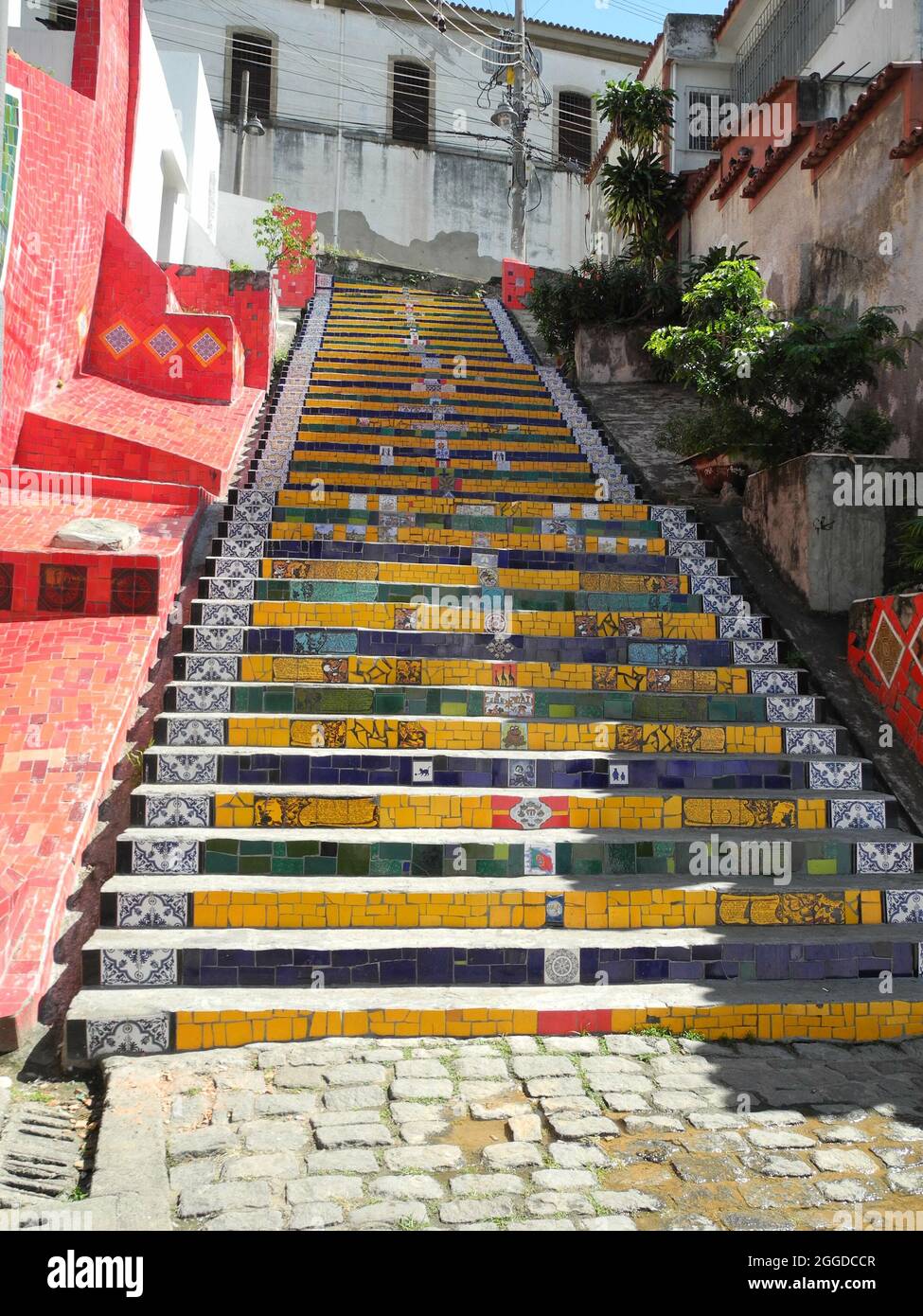 Escalera Selaron in Rio de Janeiro Stock Photo - Alamy
