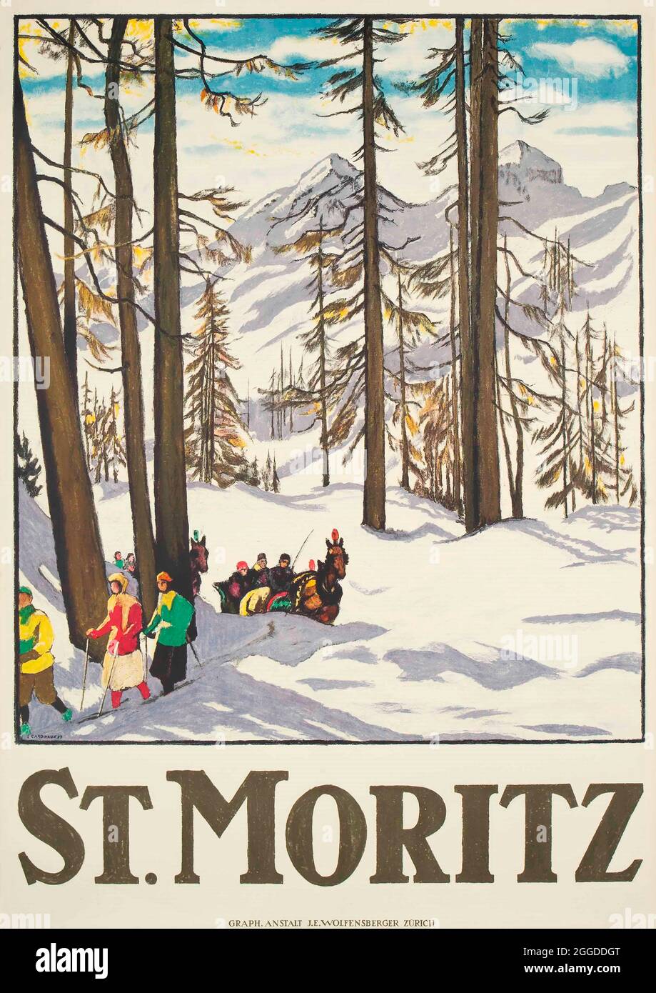 Details about   St Gotthard Switzerland 1935 Vintage Poster Print Travel Tourism Swiss Alps 