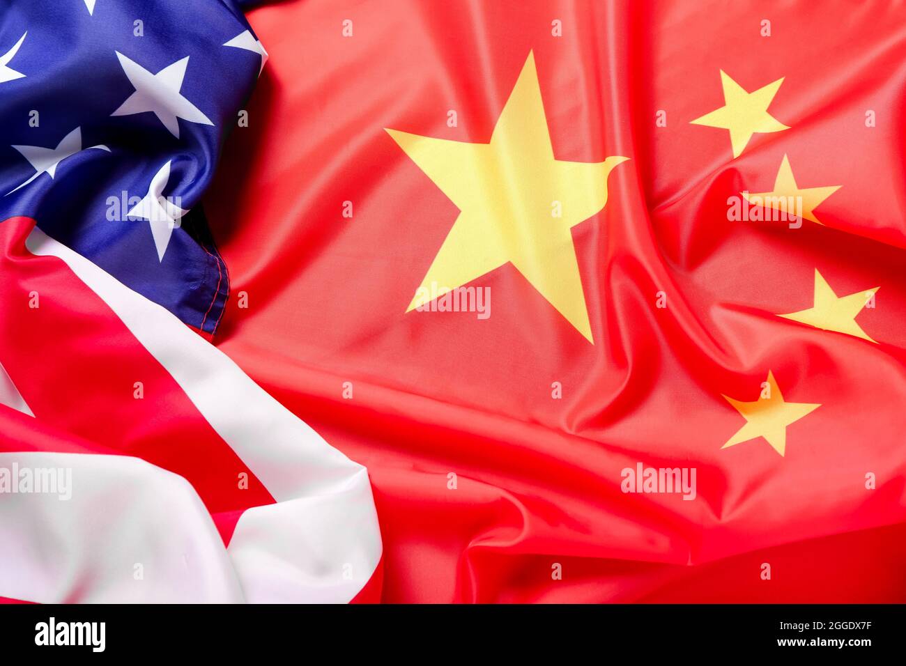 Flags Of China And Usa As Background Stock Photo Alamy Flags Of China And Usa As Background Stock Photo Alamy