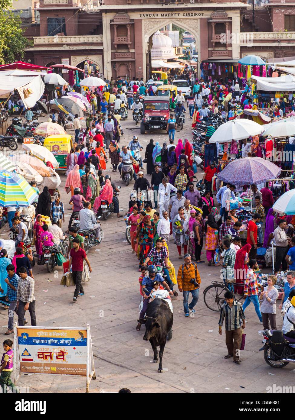 Sardar Market, Old Town, Jodhpur, Rajasthan, India Stock Photo