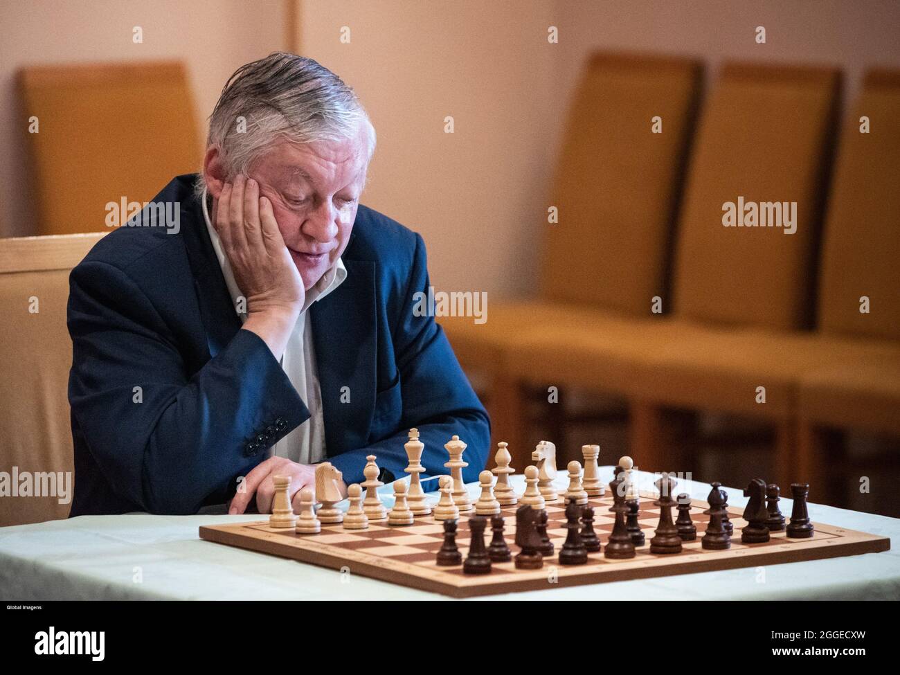 Former Russian Chess World Champion Anatoly Editorial Stock Photo