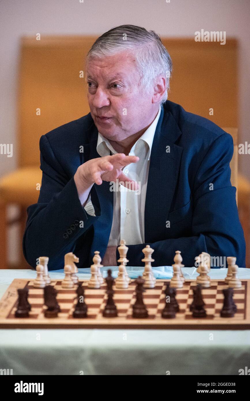 Former Russian Chess World Champion Anatoly Editorial Stock Photo