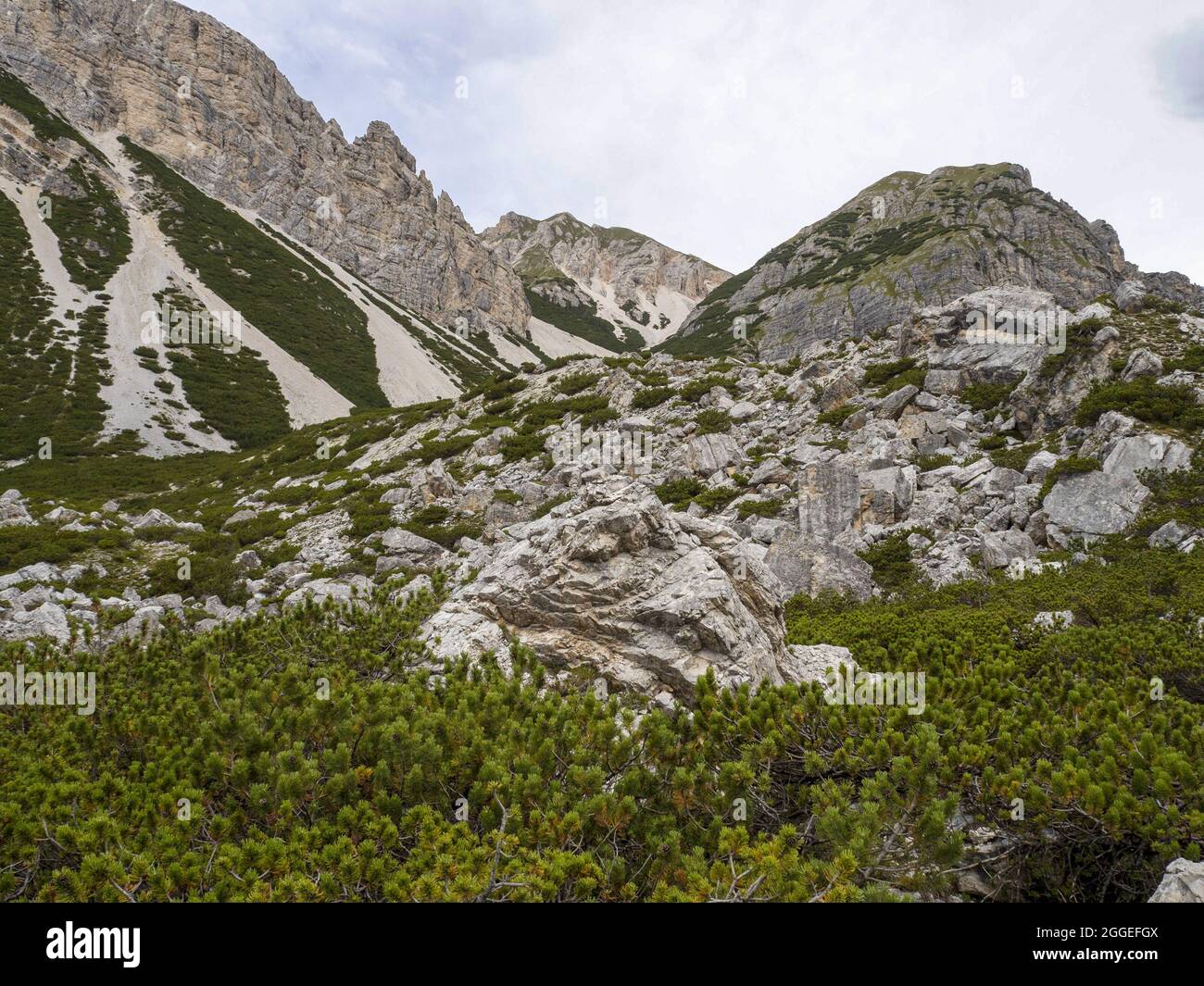 Mountain landscape of fanes national park hi-res stock photography and ...