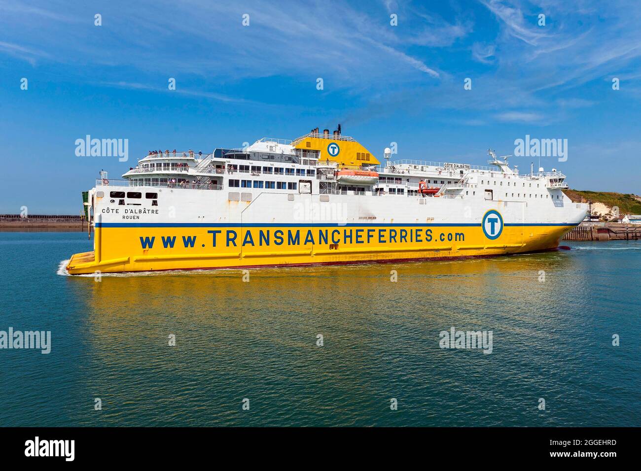 Côte d'Albâtre is a passenger ferry operated by DFDS on the cross