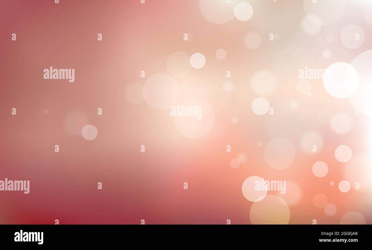 Bokeh light. Vector design template with copy space Stock Vector