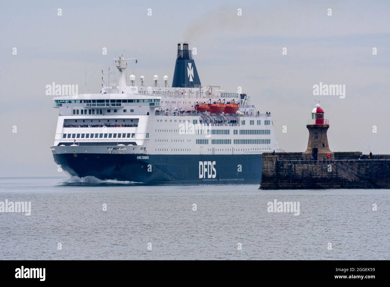 The ferry King Seaways is operated by the Danish shipping company DFDS